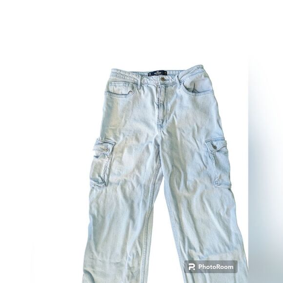 Hollister cargo denim flare jeans - Picture 3 of 5